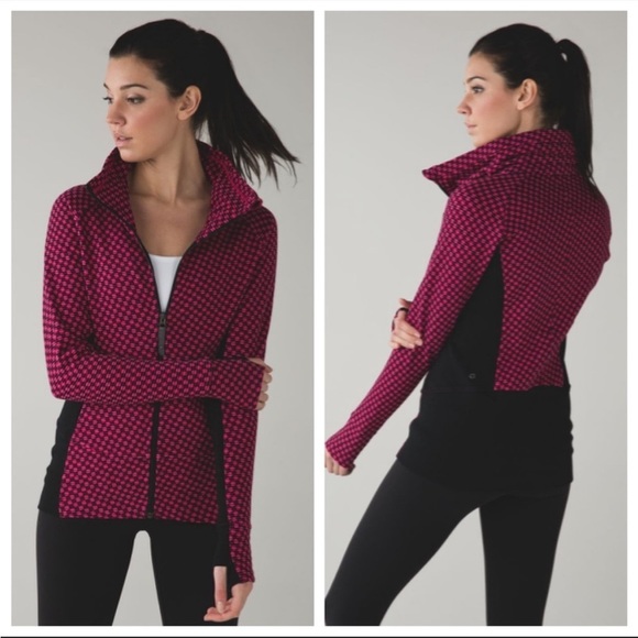 lululemon athletica Jackets & Blazers - Lululemon Radiant Jacket in Deep Dive Berry Rumble Sz4